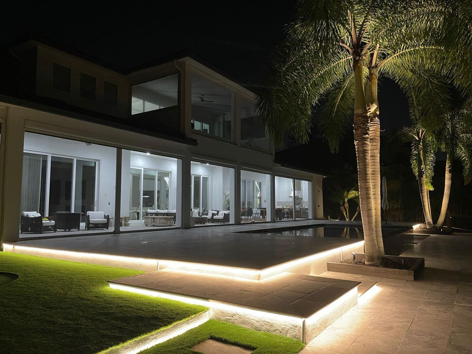 Water Features pool project in Florida